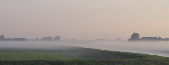 Mist op de vroege ochtend.